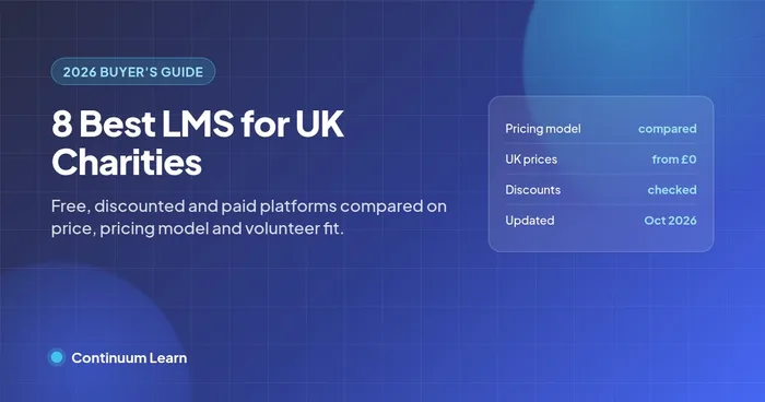 8 Best LMS for UK Charities in 2026 (Free, Discounted & Paid)